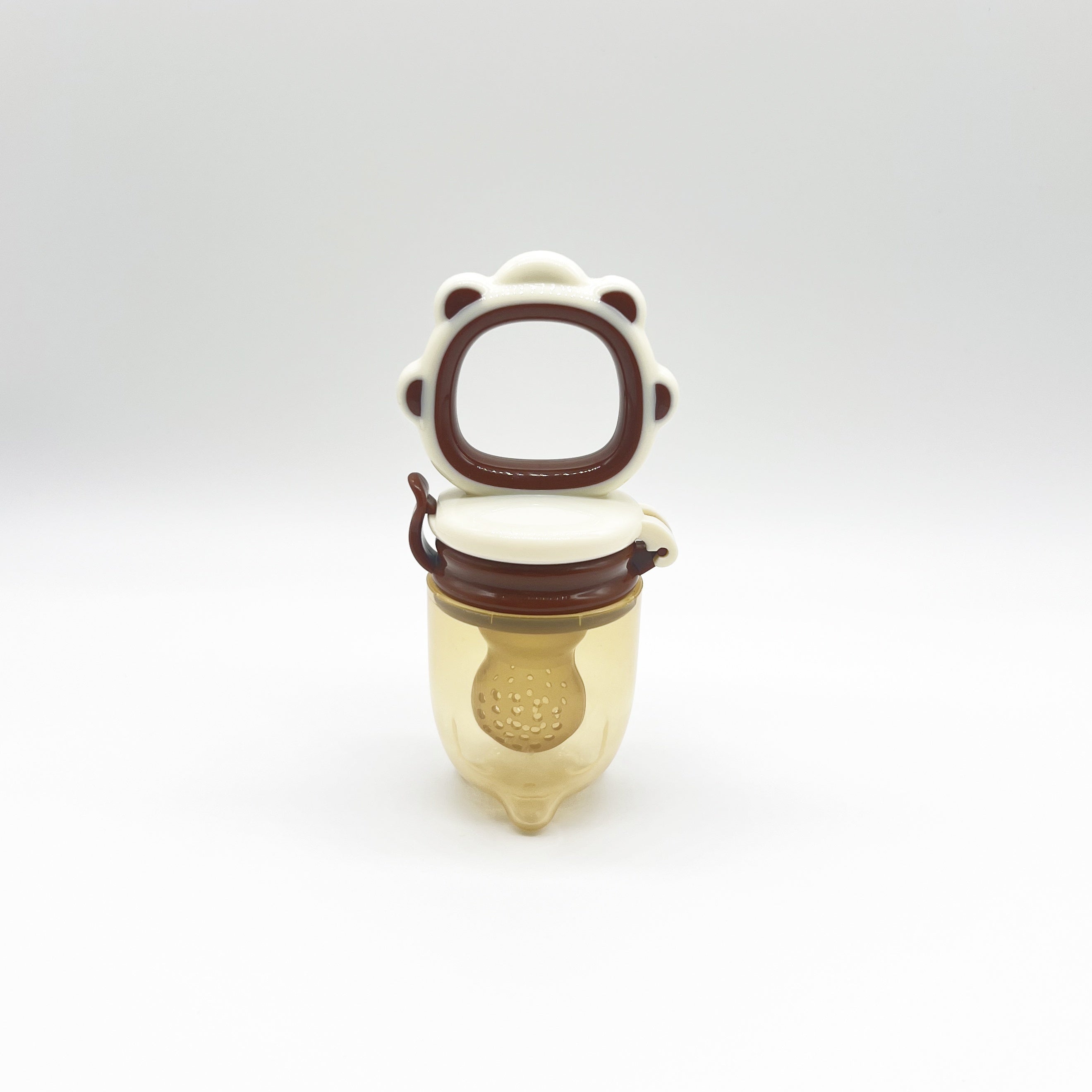 Oʻgʻilcha silikon tishlagichlar, meva va sabzavot sumkalar bilan, oq, yashil, pushti