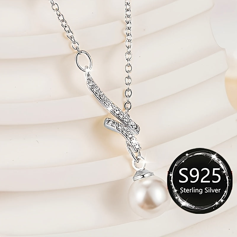 Women's Necklace Hypoallergenic S925 Silver Elegant Jewelry for Christmas Gift