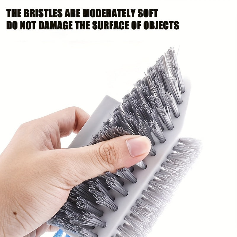 Versatile Scrub Brush for Crevices and Floors, Portable, Medium Firm Bristles