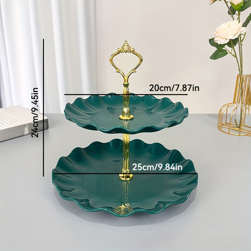 Plastic Dessert Display Tray for Weddings and Parties