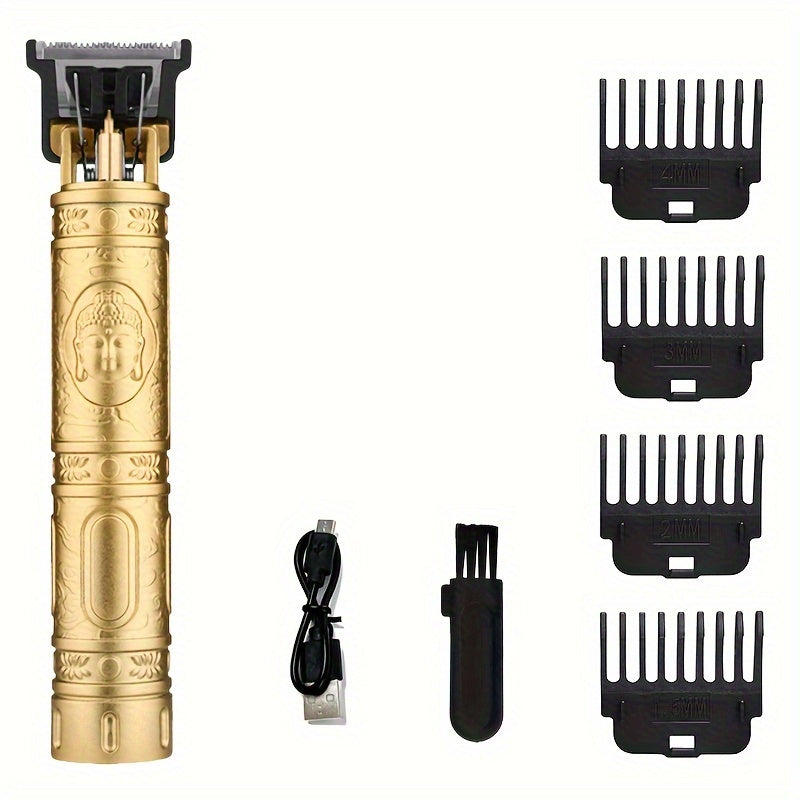 Men's Wireless Hair Clipper Professional Trimmer Rechargeable Lithium Battery