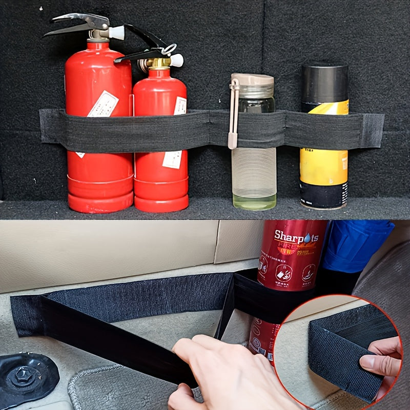 Car Trunk Tie Strap Organizer Storage Magic Tape Fixer for Most Cars