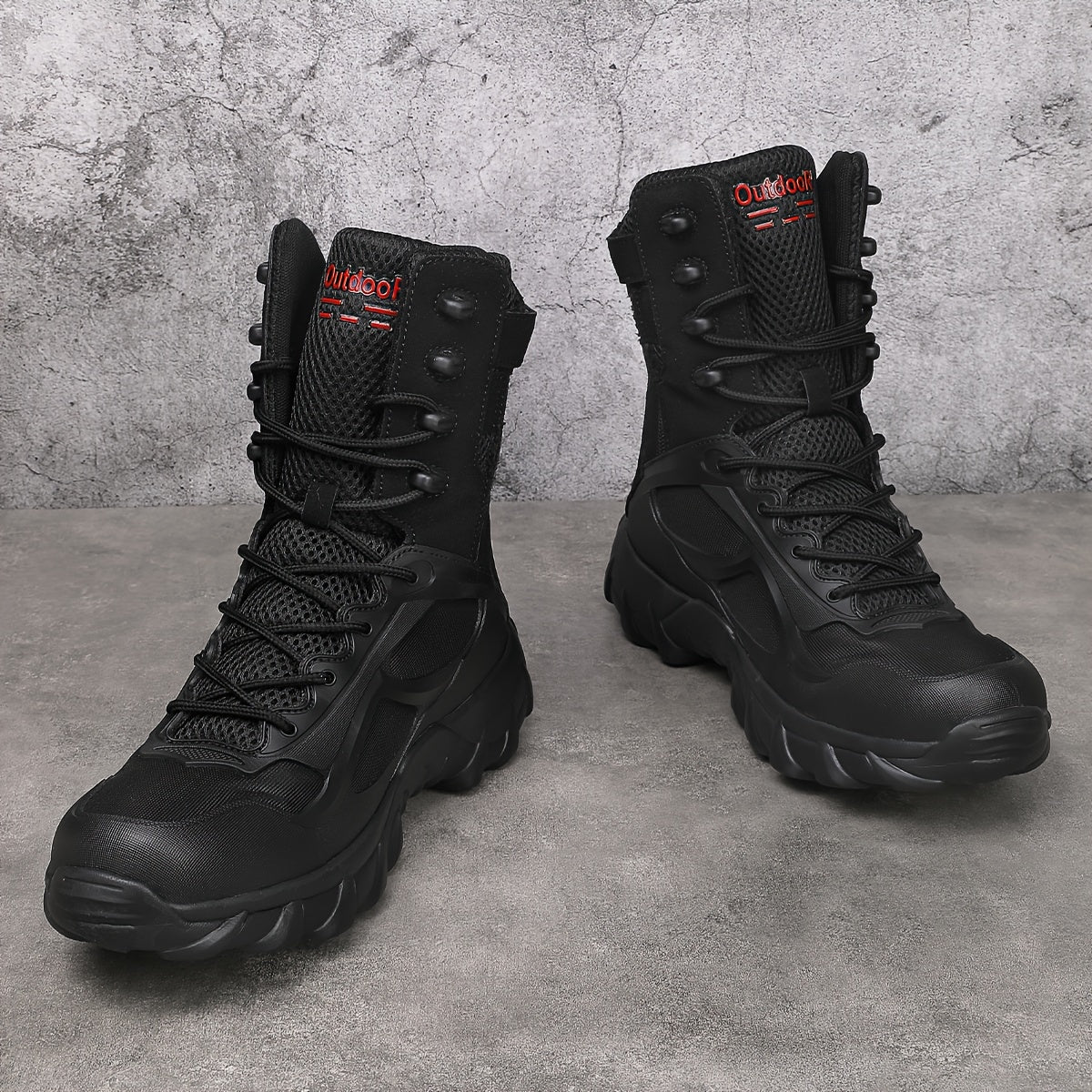 Women Winter Tactical Boots Slip-Resistant Lightweight Warm Hiking Shoes