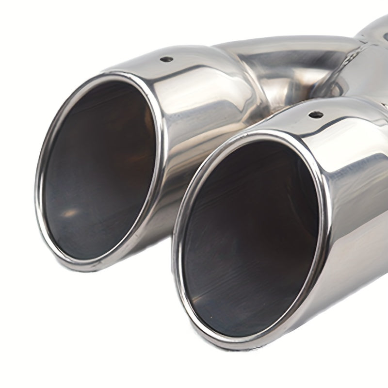 Stainless Steel Car Exhaust Pipe Double-Row Straight Large Tail Pipe Modification Kit
