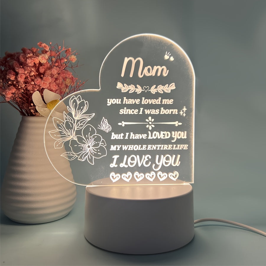Mother's Day Night Light for Women Cozy Warm Bedroom Decor Gift