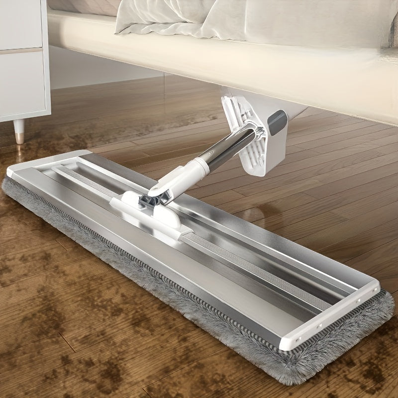 Extendable Flat Mop with 360° Rotation, 41.91cm Wide, Includes 2 Extra Pads