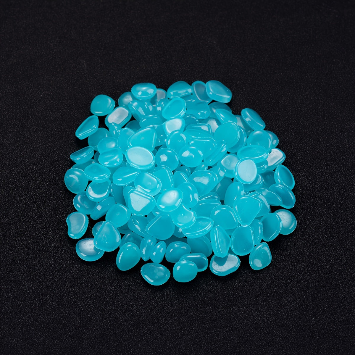 Luminous Garden Pebbles Resin Glowing Stones for Landscape and Flower Pots 0.79x0.99cm Pack of 10 or 102