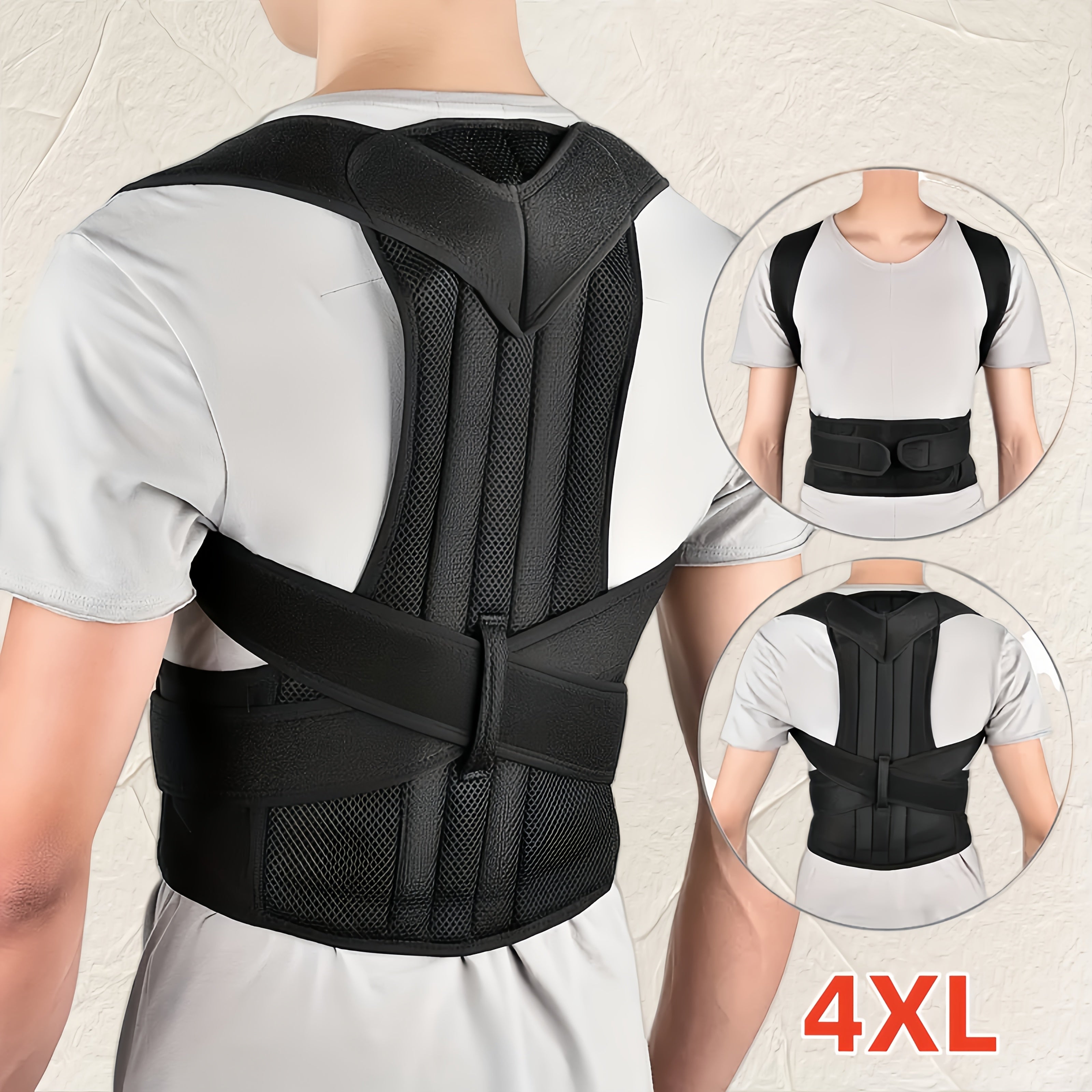 Unisex Adjustable Posture Corrector Support Strap for Hunchback Relief