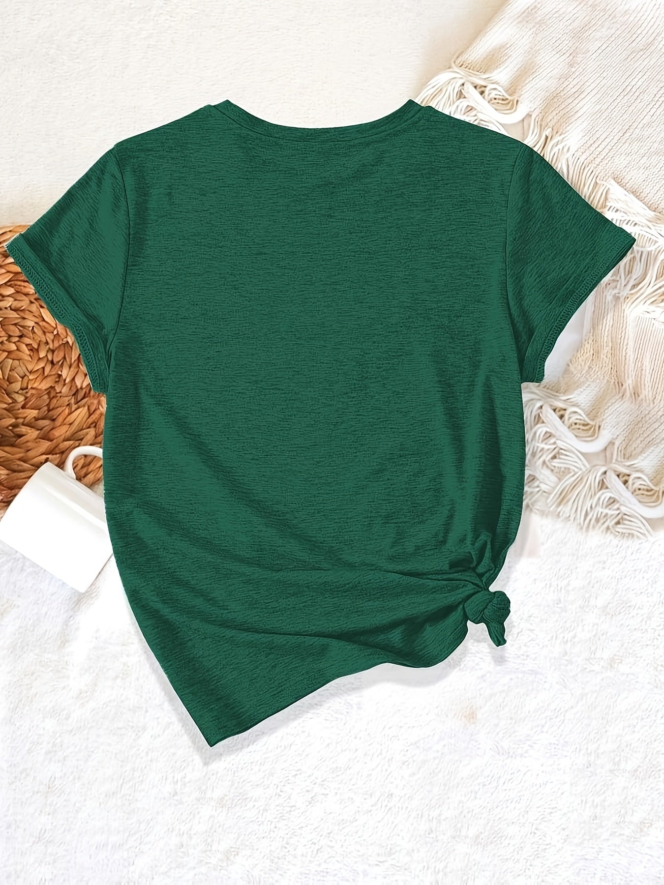 Plus Size Colorful Spiral Gecko Print T-Shirt Casual Breathable Summer Autumn