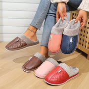 Women and Men Cozy Faux Slippers Non-Slip Indoor Outdoor Warm Casual