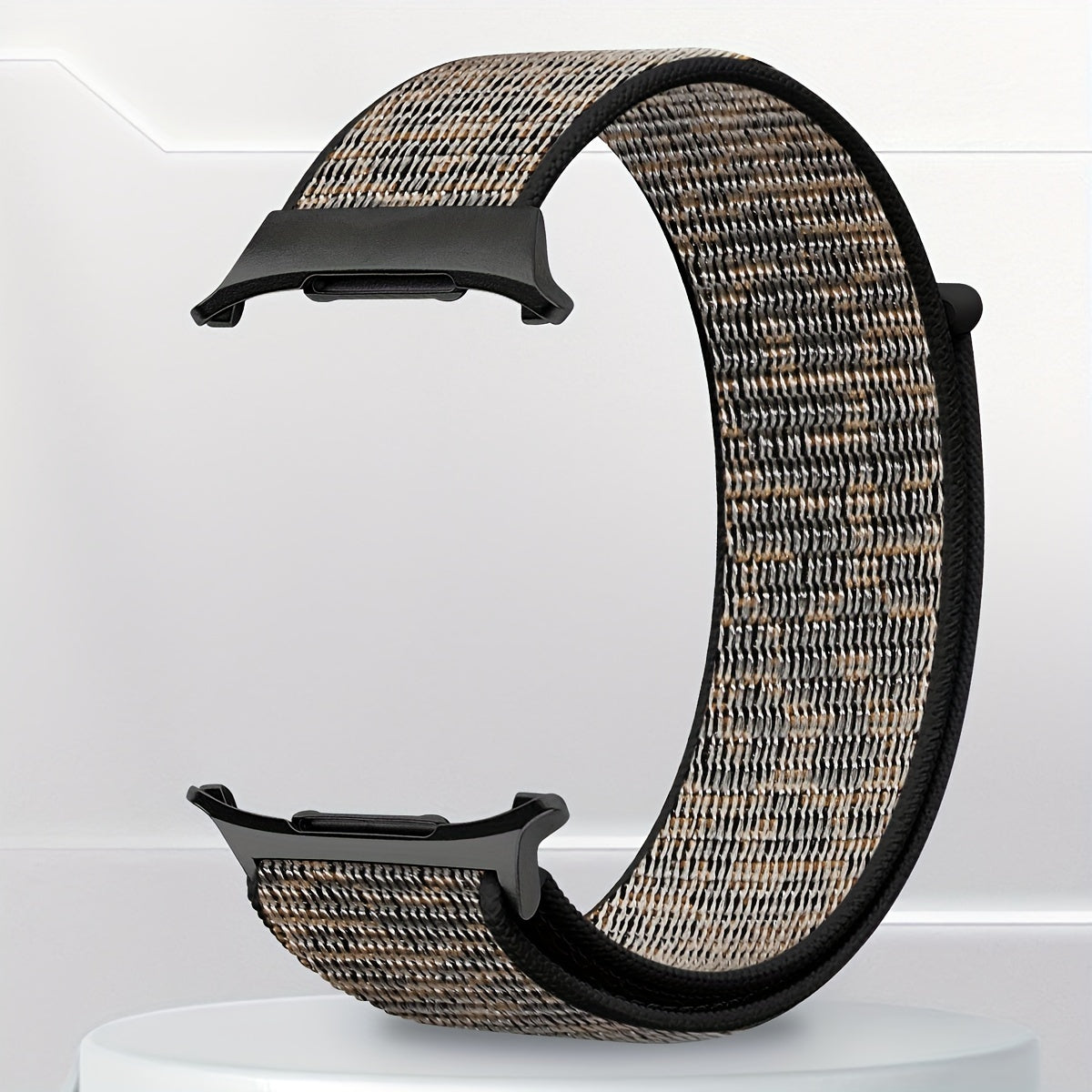 Water-Resistant Nylon Watch Band for Galaxy Watch Ultra Adjustable Strap Deployant Clasp