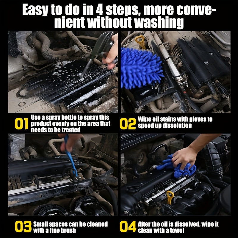 Engine Bay Cleaner and Shine Wax for Black Plastic Restoration Car RV Restores and Protects