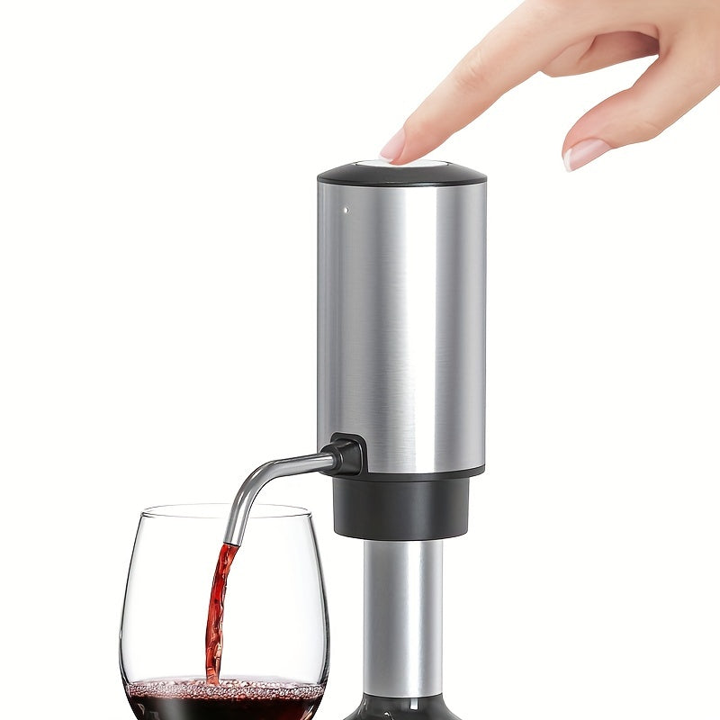 Electric Wine Opener Set with Foil Slicer and Dispenser USB Rechargeable for Kitchen and Restaurant