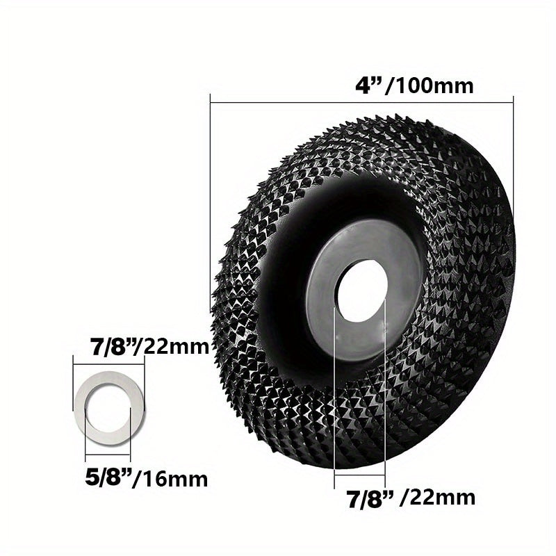 Universal Woodworking Polishing Wheel for Angle Grinders Durable Carving Tool