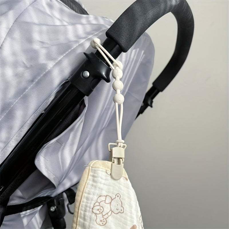 Set of 3 Baby Pacifier Clips Non-Toxic Silicone Gender-Neutral Durable and Long-Lasting