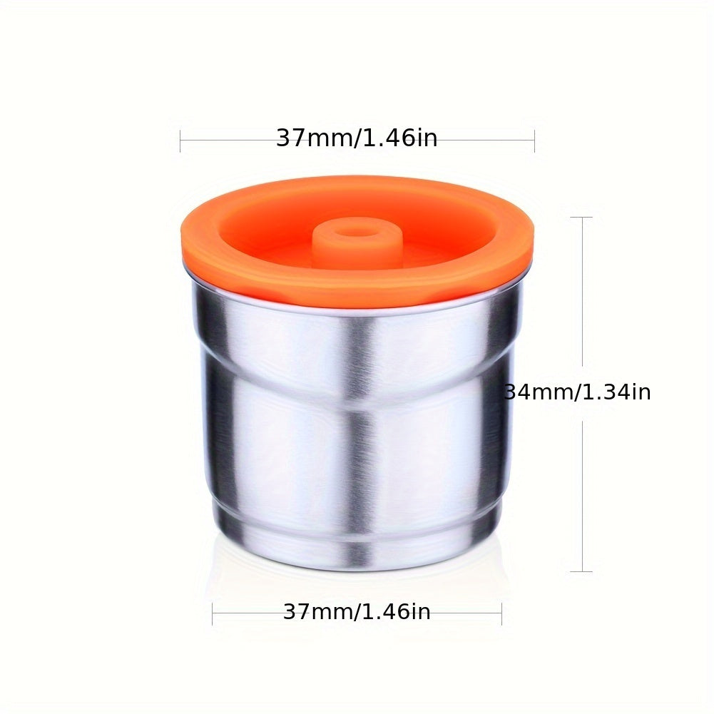 Qayta ishlatiladigan zanglamaydigan po'latdan yasalgan qahva filtri kapsula mashinalari uchun Tamper aksessuari