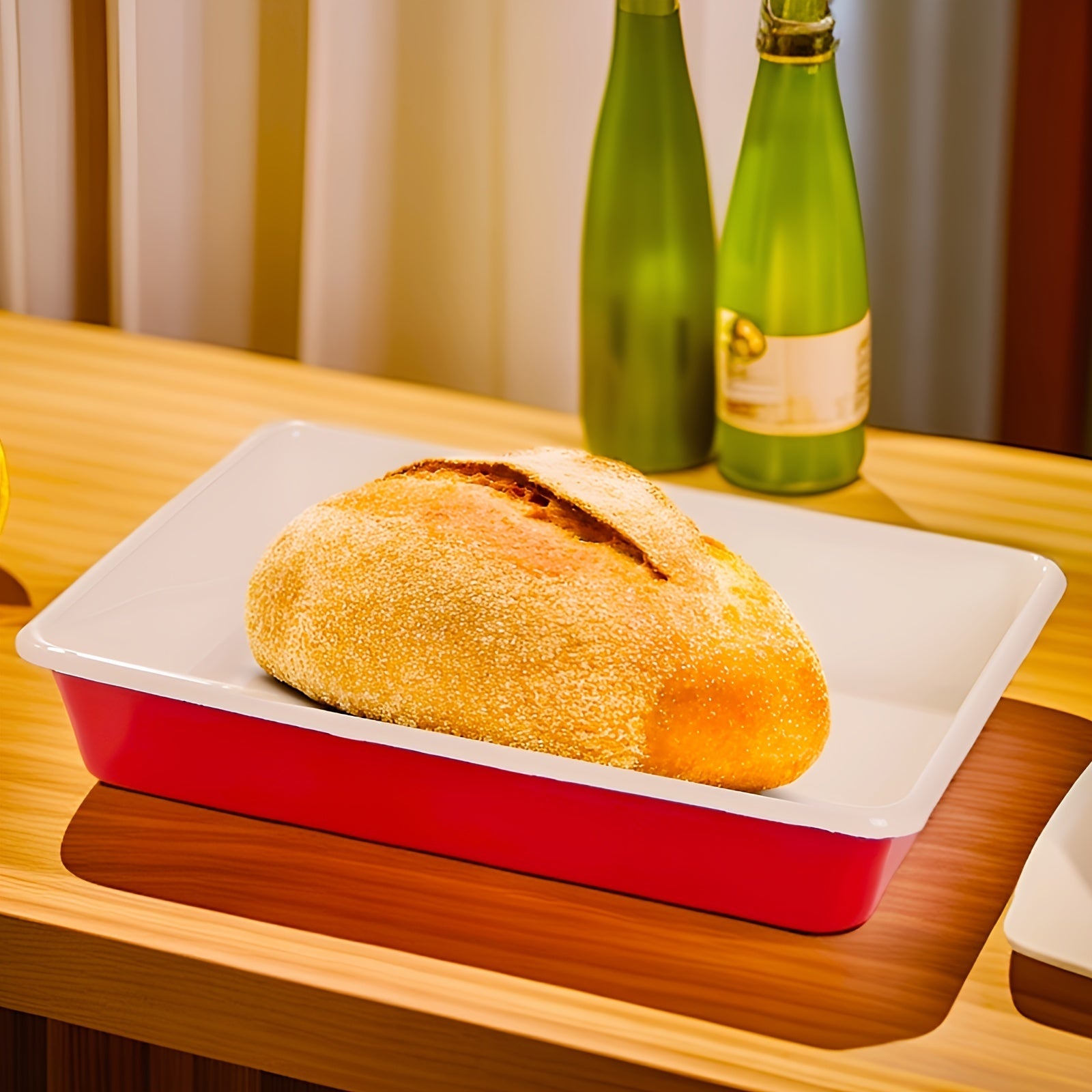 Enamel Baking Tray Rectangular Non-Stick Cooking Sheet