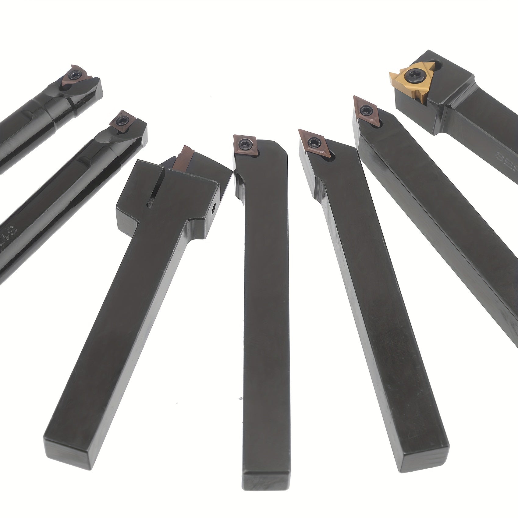 21-chi qismli metall frezalash asboblari to'plami, ip bilan tutuvchi, teshik ochish barlari va karbid plitalar bilan