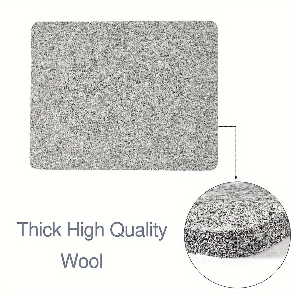 Cubierta de tabla de planchar de fieltro de lana resistente al calor y no eléctrica
