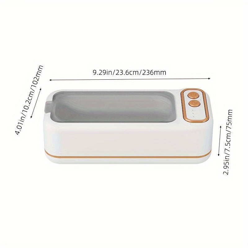 USB Rechargeable Jewelry and Eyeglass Cleaner High-Efficiency Vibration Home Use