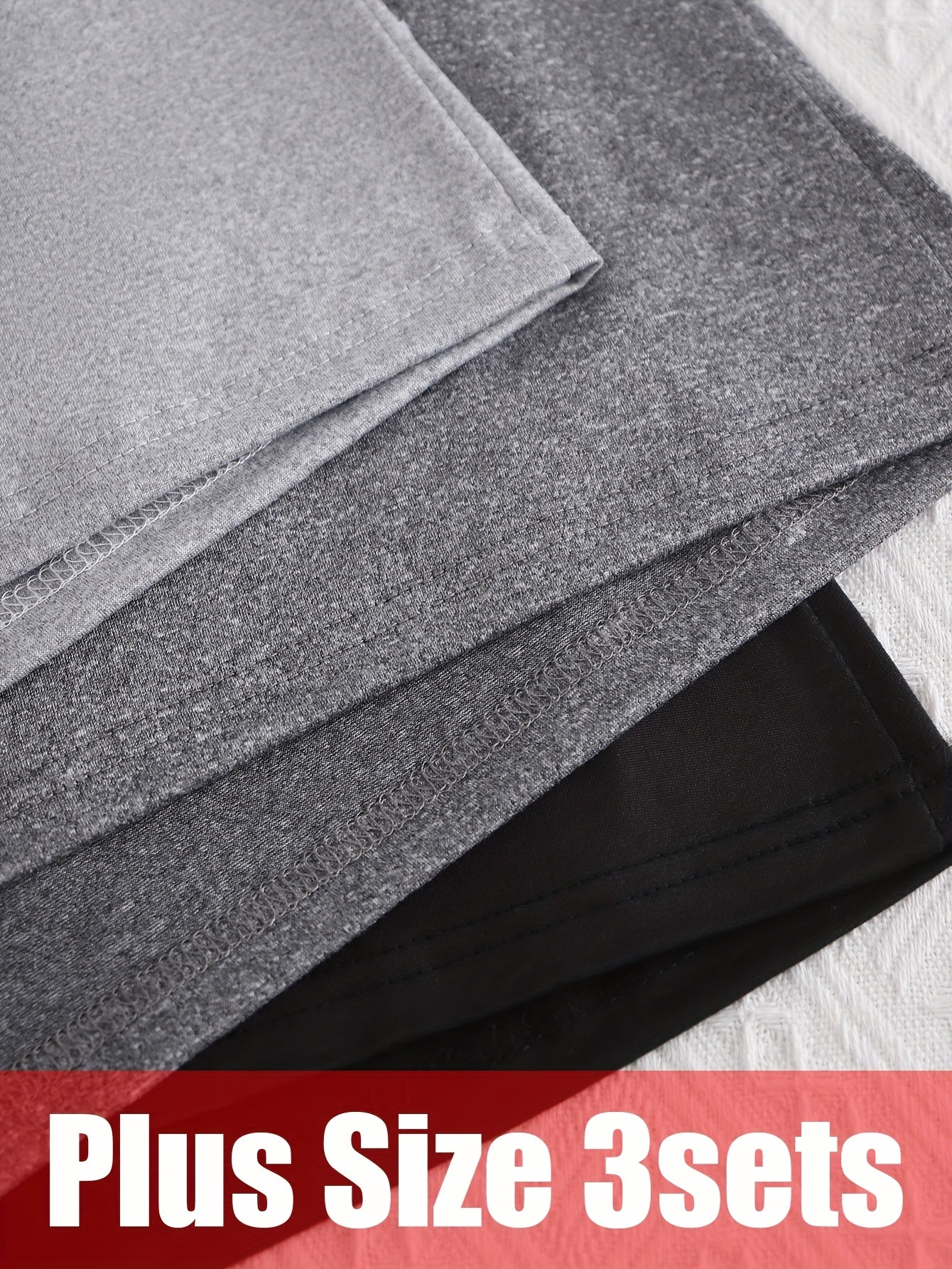 Plus Size Women's Loungewear Set Silky Fiber Short Sleeve Shorts