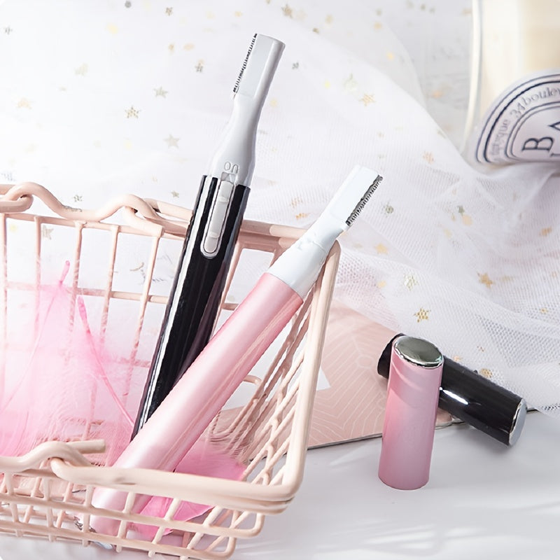 Recortador eléctrico de vello facial para mujeres, plástico, detallador personal, lavable