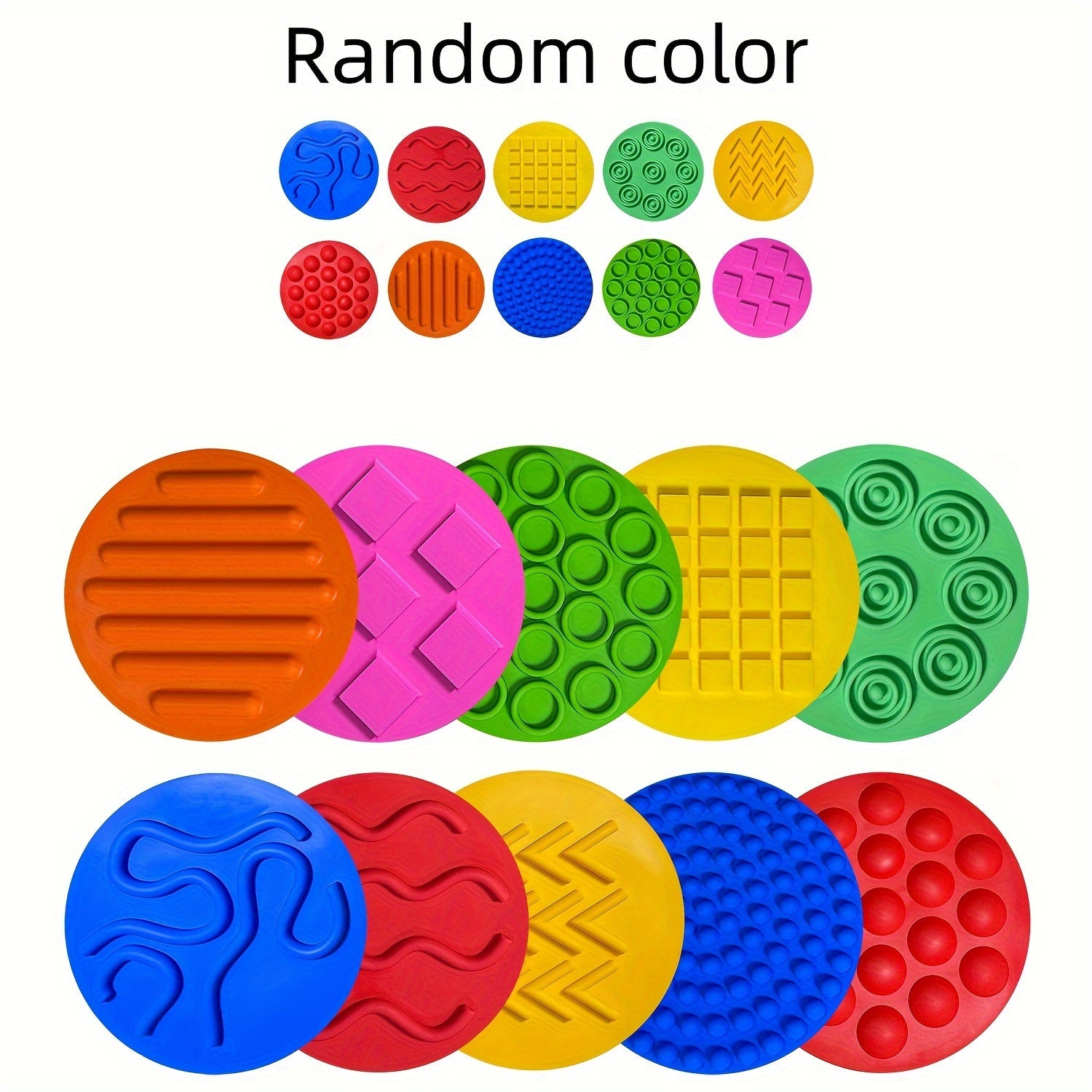 Sensory Play Mat for Children Waterproof Non-Toxic Educational Crawling Activities