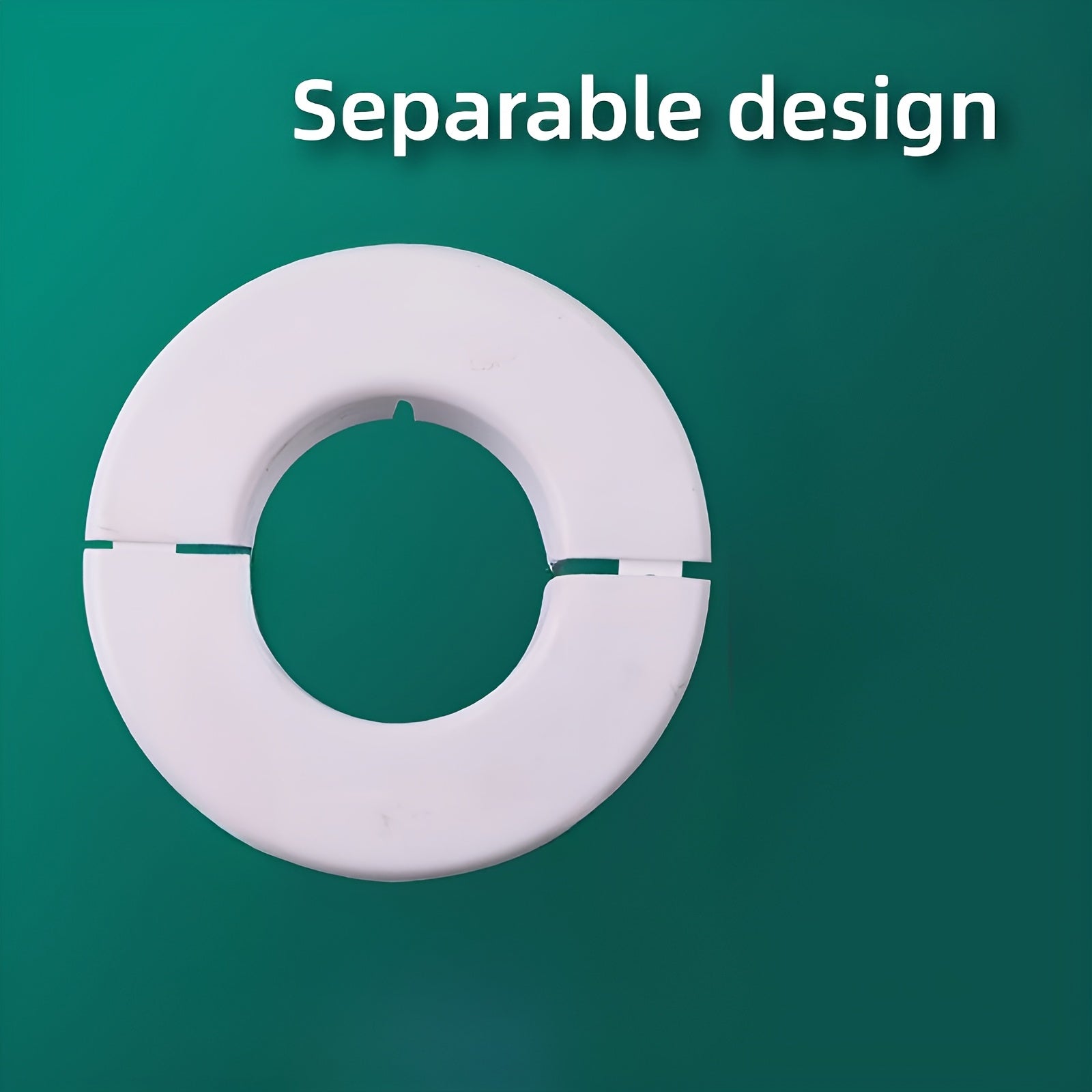 2pcs White Plastic Air Conditioner Vent Cover for Indoor Outdoor Use