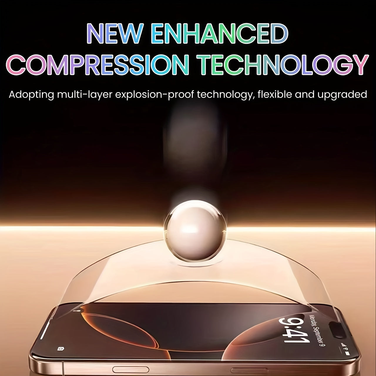 3pcs protectores de pantalla de vidrio templado para iPhone 13 13 Pro 13 Pro Max antideslizante y resistente a roturas