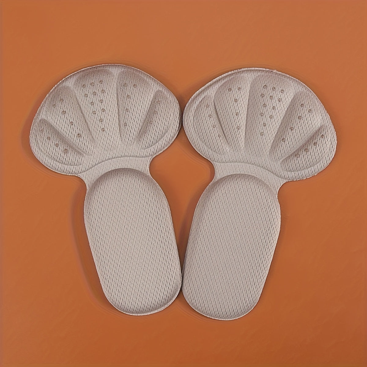 Unisex Soft TPE Heel Cushions Non-Slip Breathable Adjustable Size Set