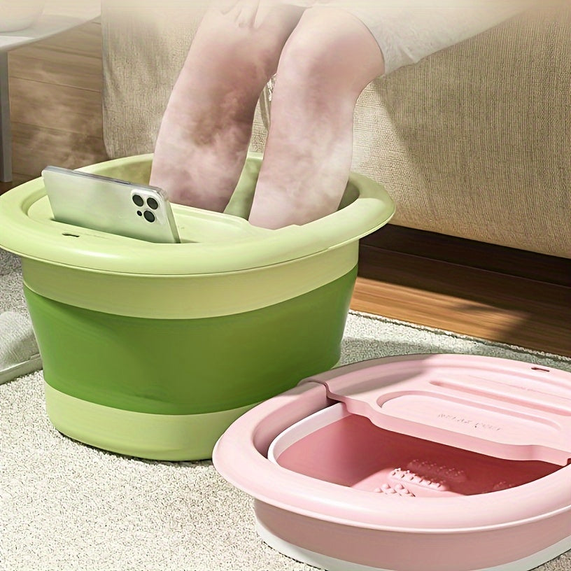 Складная массажная ванна для ног для домашнего использования, изготовленная из материала PP