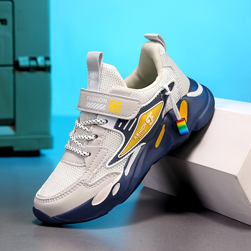 Boys' Athletic Sneakers Breathable Quick-Dry Non-Slip EVA Sole Low Top