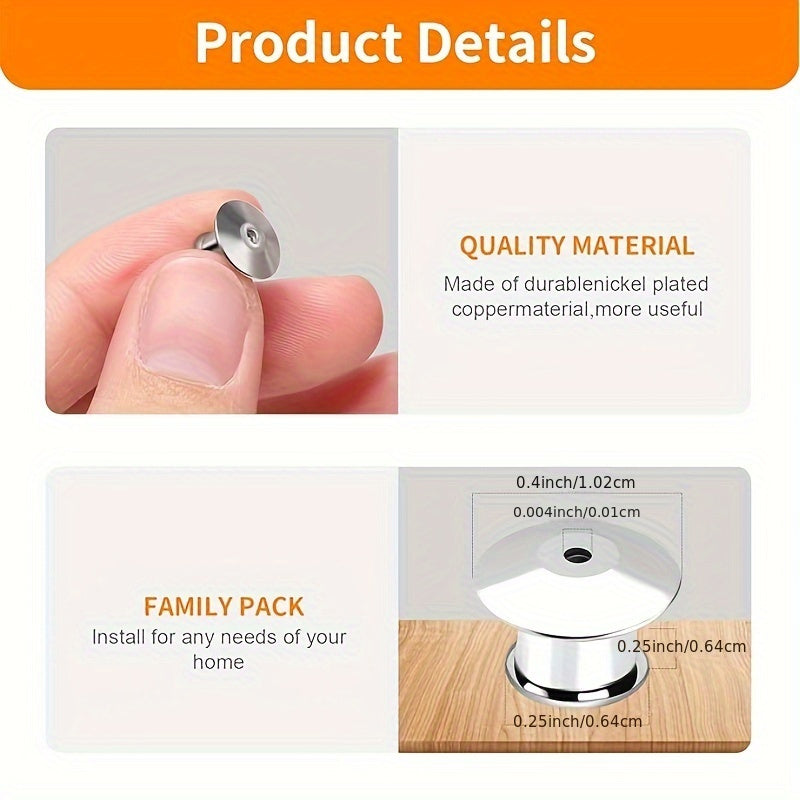 30 Pairs Jewelry Locking Pin Backs with Keepers Clasp for Earrings