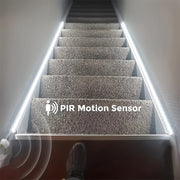 LED Strip Light With Motion Sensor White USB Powered For Stairs Cabinets and Bedrooms