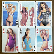 Adult Playing Cards - Realistic Woman in Swimsuit Poker Deck for Parties