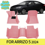 Car Floor Mats Luxury PUPU PU Leather 3-Piece Set for Left-Hand Drive