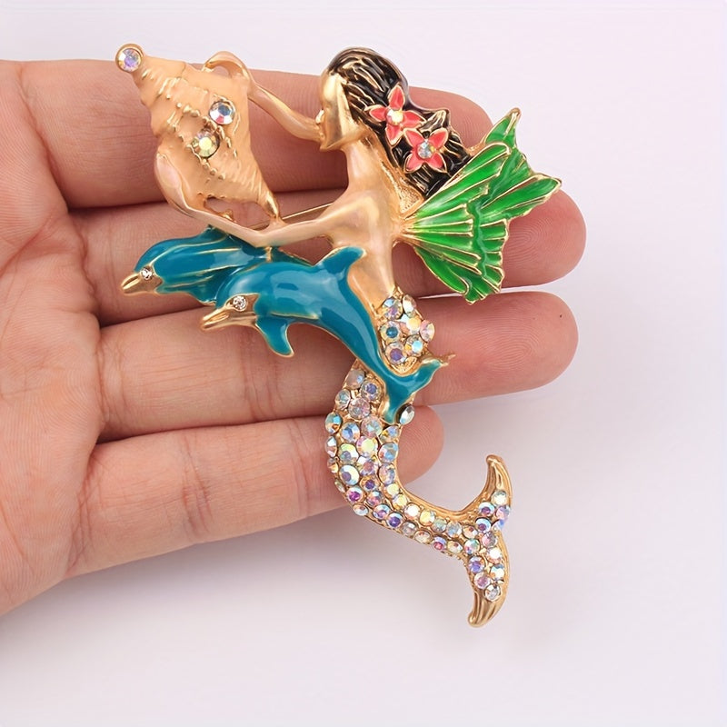 Vintage-Inspired Water Opal Brooch and Pin Set for Women Irregular Shape