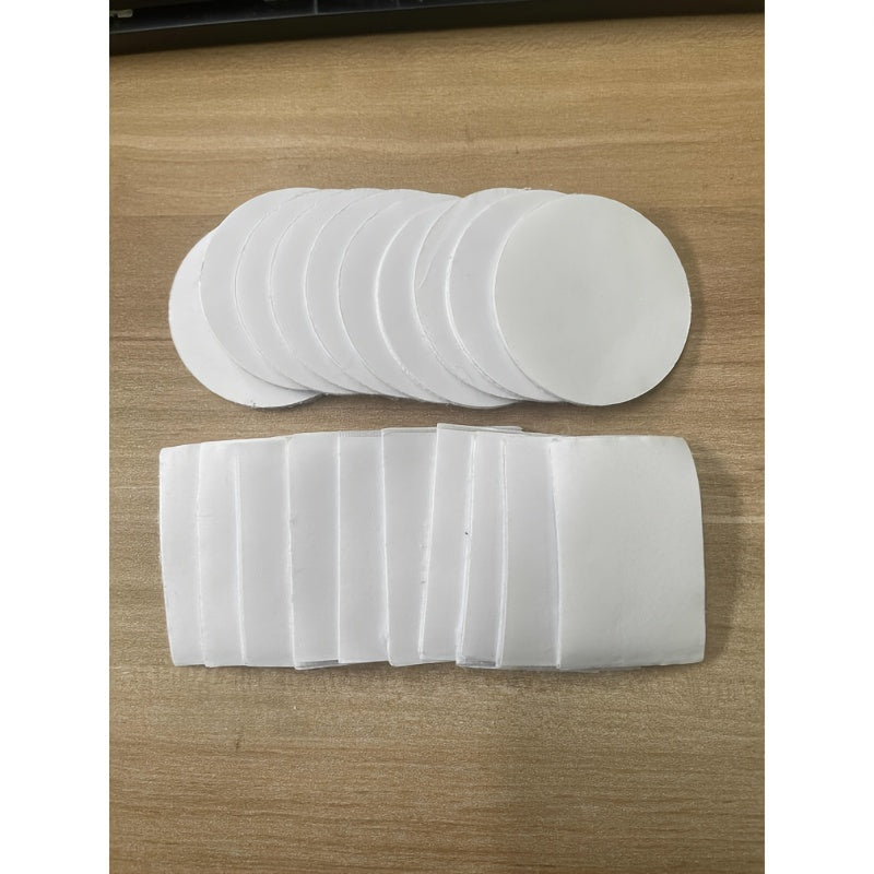 Double-Sided Adhesive Strips 10-Pack Black Washable for Bedding and Home Use