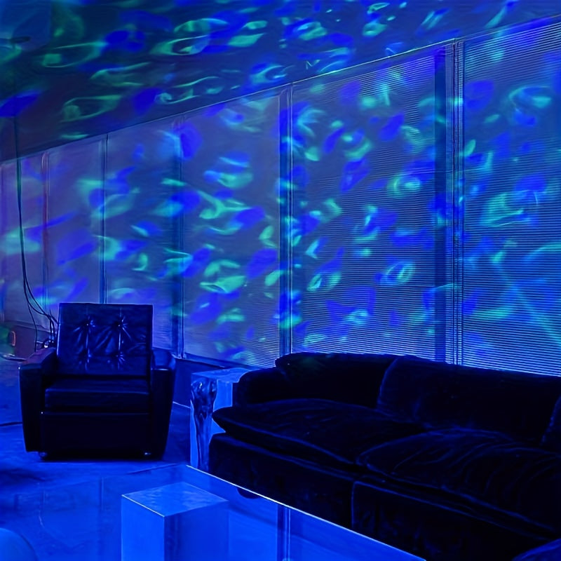 Color Changing LED Water Ripple Lights Remote Control for Weddings Christmas Halloween