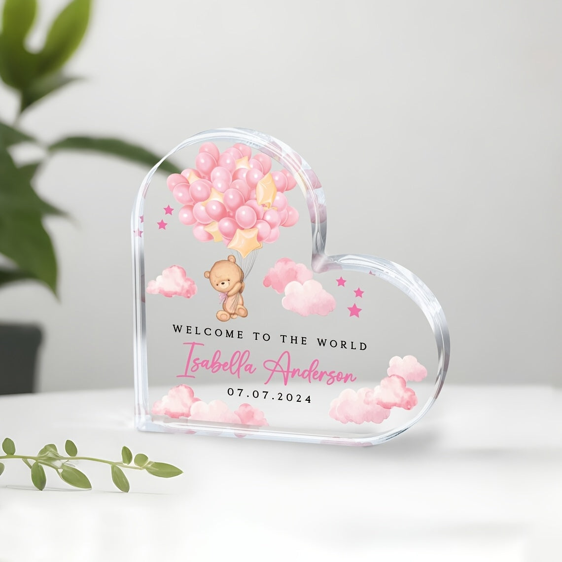 Очаровательная памятная вещица с милыми мультяшными персонажами - стильная пластиковая рамка, вертикальный держатель для постеров для сохранения драгоценных первых воспоминаний детей