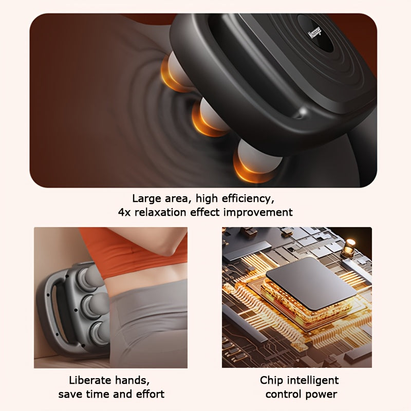 Portable Electric Massager for Legs and Shoulders with 6 Adjustable Intensity Levels