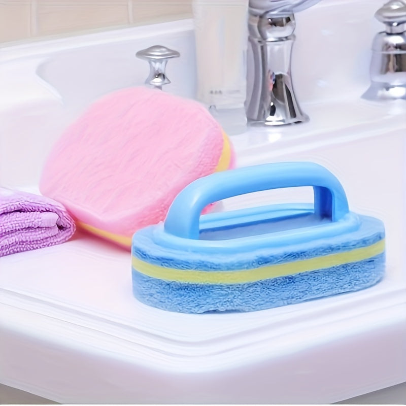 Magic Sponge Cleaning Brush Portable Manual Scrubber for Kitchen Bathroom Car