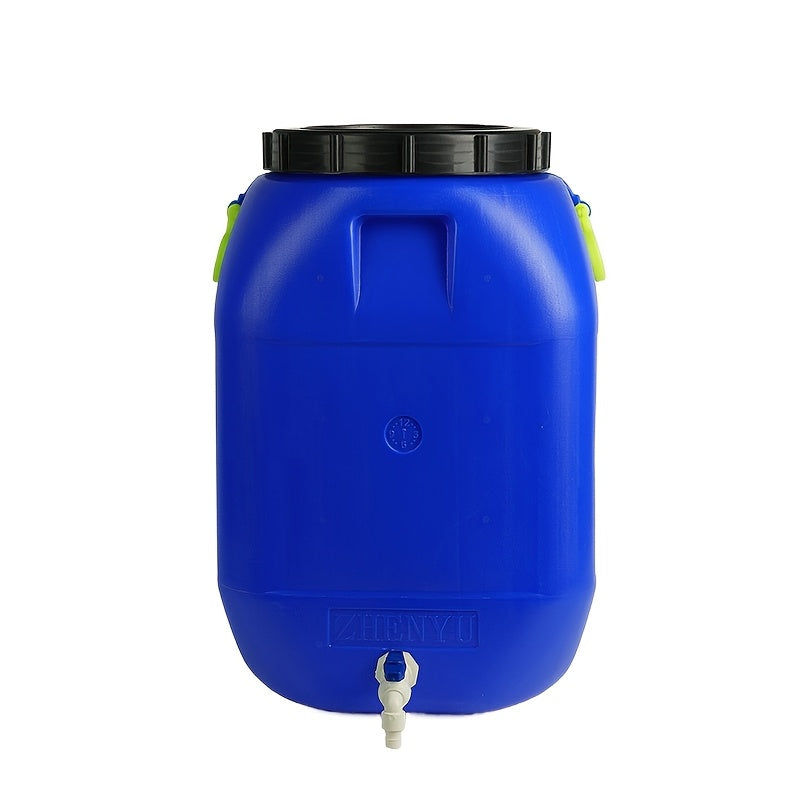 50L Plastic Water Bucket with Lid, Durable Storage Container for Water and Fermentation