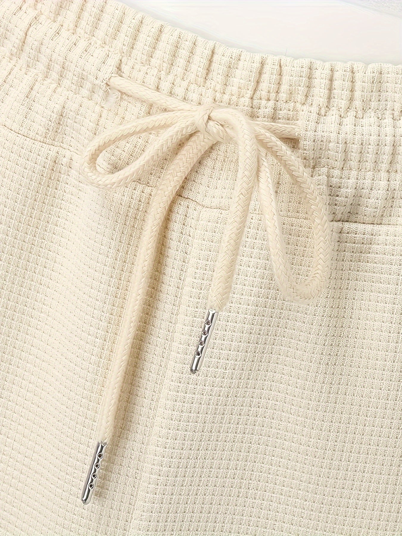 Men's Casual Polyester Sports Jacket with Full Zip and Drawstring Pants