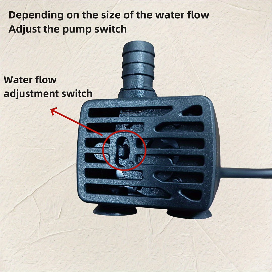 USB-Powered Pet Water Fountain for Cats and Dogs with Adjustable Flow No Batteries Needed