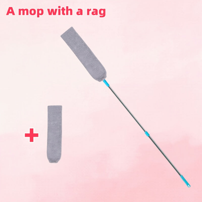 Uy va avtomobilni tozalash uchun qayta ishlatiladigan cho'tka boshli moslashuvchan mikrofiber tozalagich