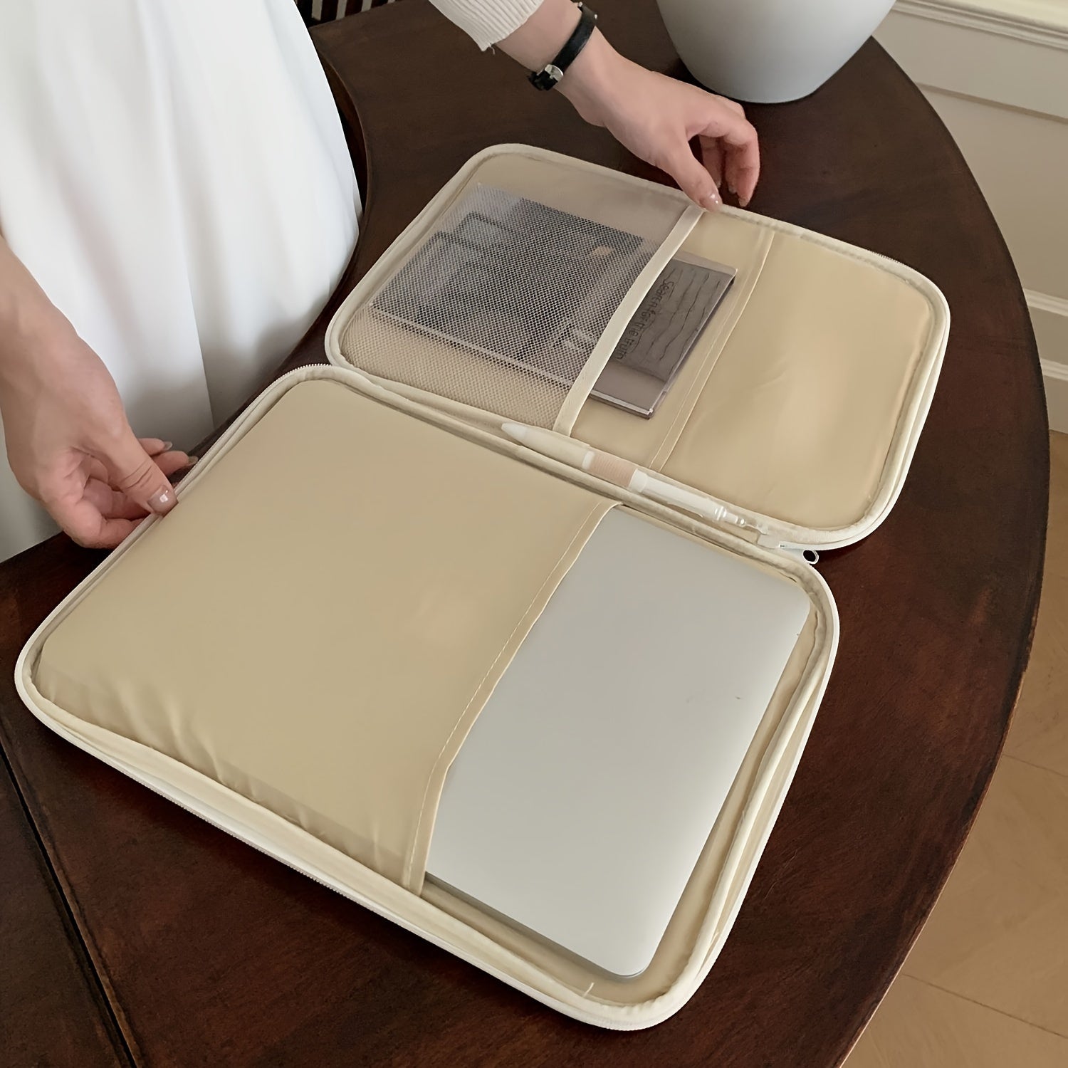 Розовый цветочный чехол для ноутбуков и планшетов 25,4-35,56 см Полиэстер дизайн Кавай