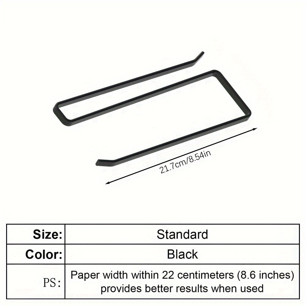 Iron Wall Mount Kitchen Paper Towel Holder with Long and Short Options