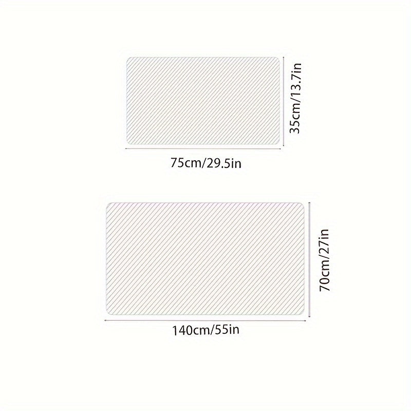 3-Piece Polyester Towel Set Quick-Dry Absorbent Bath Towels 70x140 cm