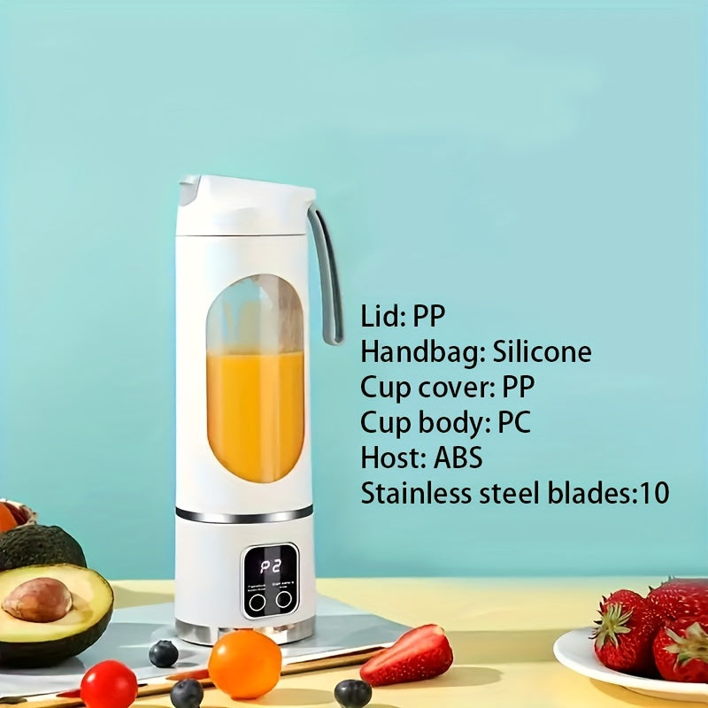 Portable USB Rechargeable Blender and Juicer 10oz to 17oz Easy to Clean